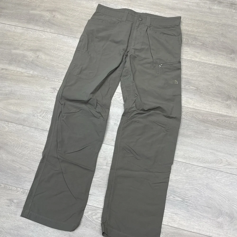 The North Face Brown Men Hiking Outdoor Pants Sz 32 Brown Technical